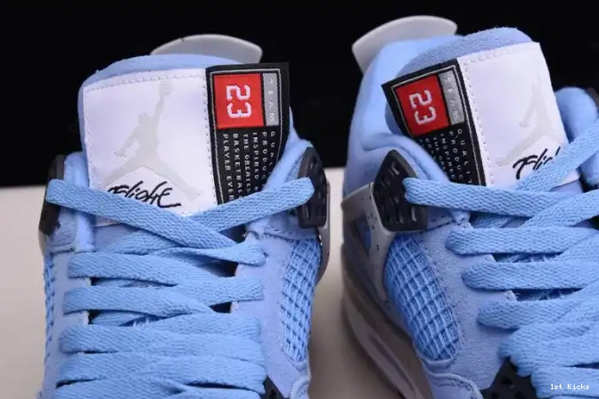 1st Kicks JORDAN 4 AIR CT8527-400 Blue University 0519